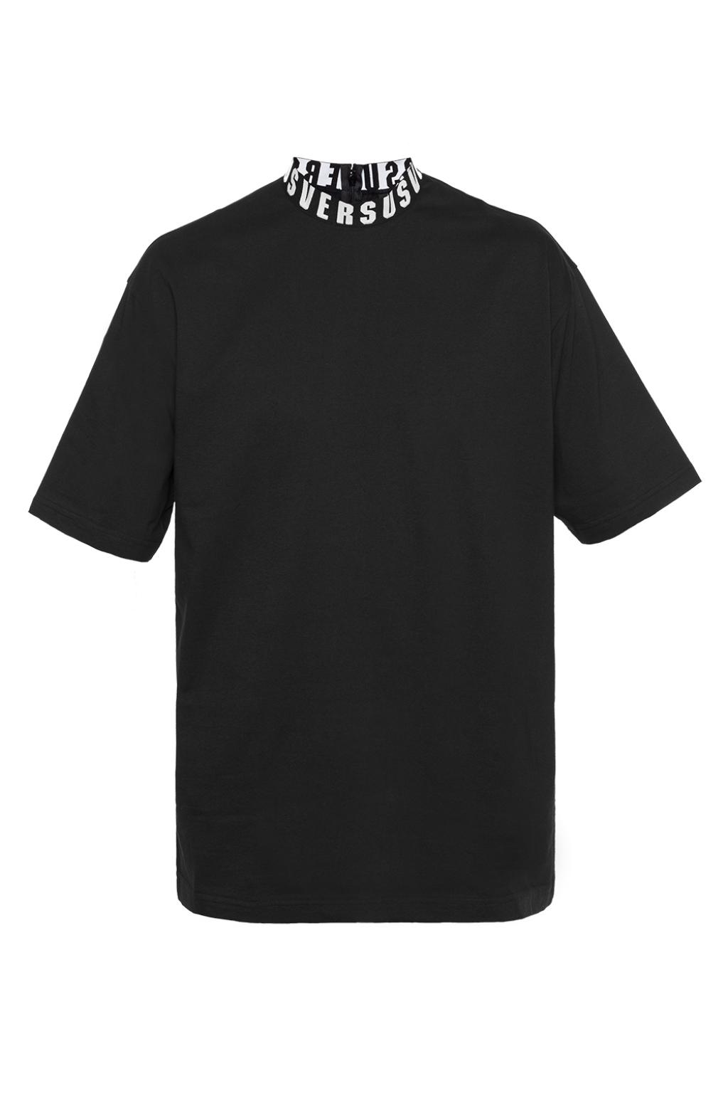 Black Turtleneck T-shirt Versace Versus - Vitkac TW